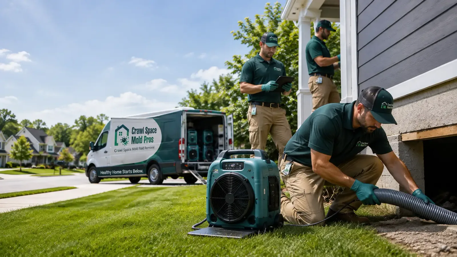 Crawl Space Mold Removal in Wilton, AR